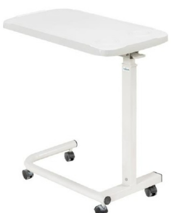 Optium Overbed Table ABS Top With Casters