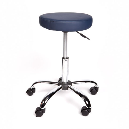 Pacific Medical Standard Round Stools Gas lift Adjustable; Black Weight Capacity 160kg