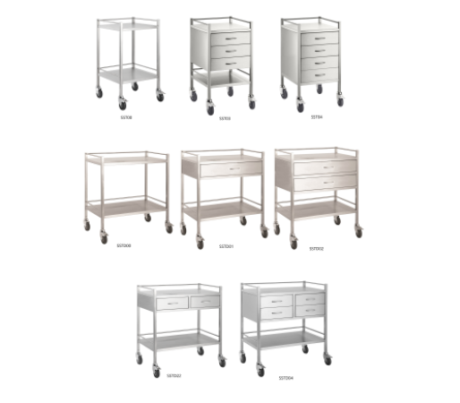 Double 2 Drawer 800x500x900