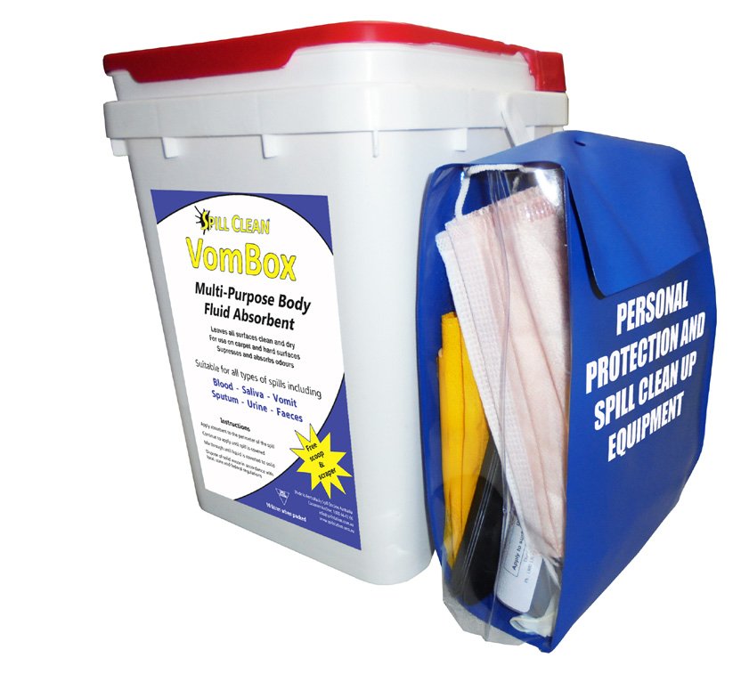 Vombox Large Bosy Fluid Spill Kit 10L Pail [Cap 10L] Each